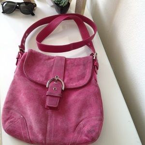 Coach pink satchel